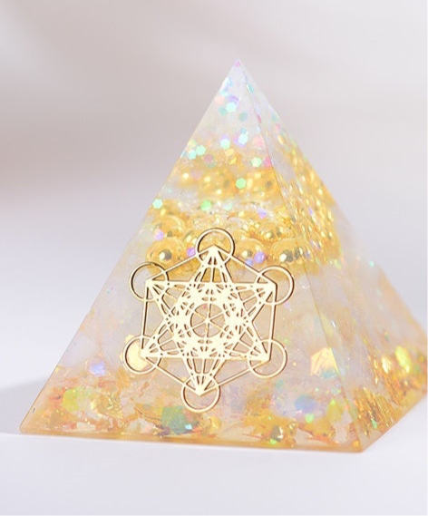 Flower Of Life Orgone Pyramid