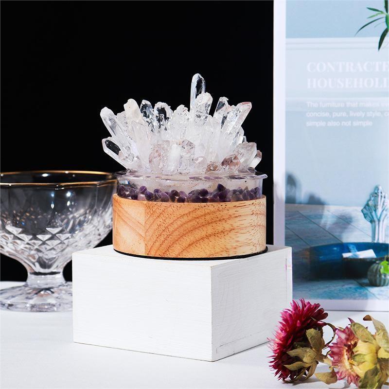 White Crystal Night Light