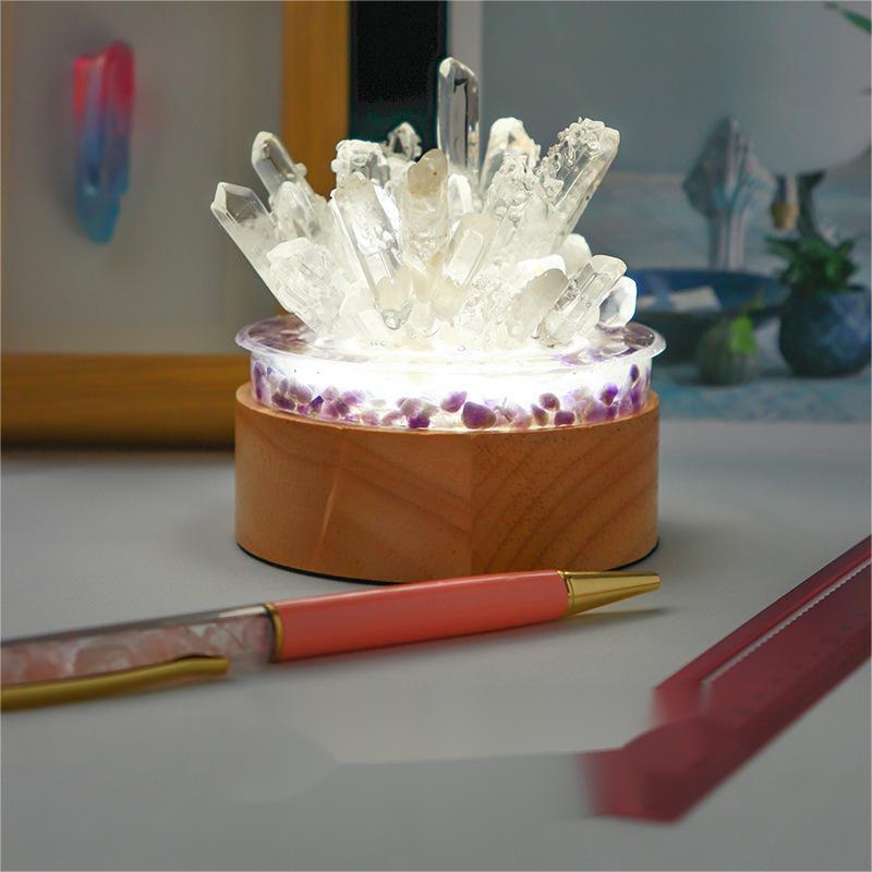 White Crystal Night Light