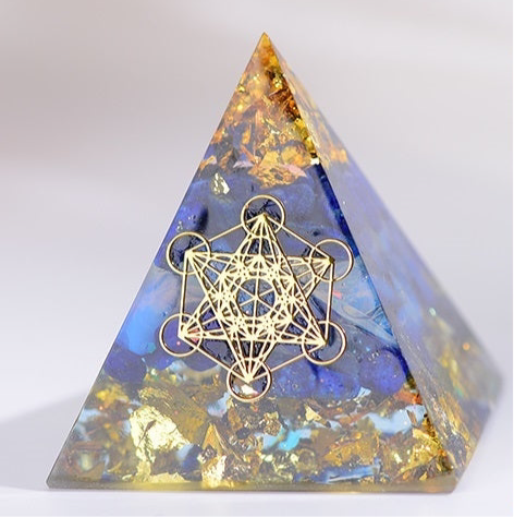 Flower Of Life Orgone Pyramid