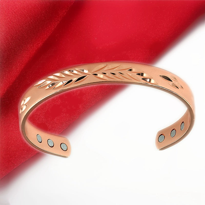 Magnetic AZTEC Copper Bracelet