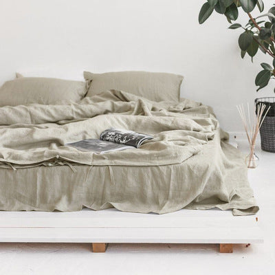 Pure Linen Four-Piece Bedding Set