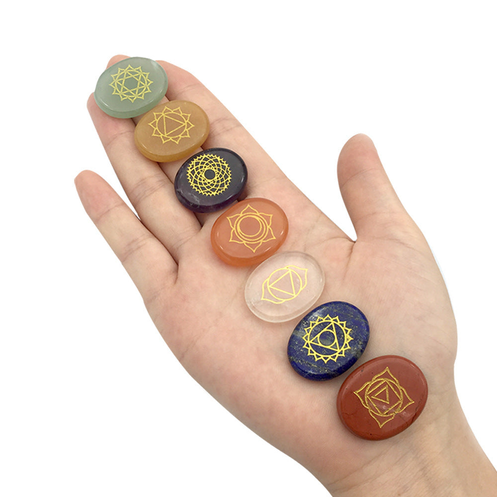 Crystal Seven Chakra Healing Stone Set