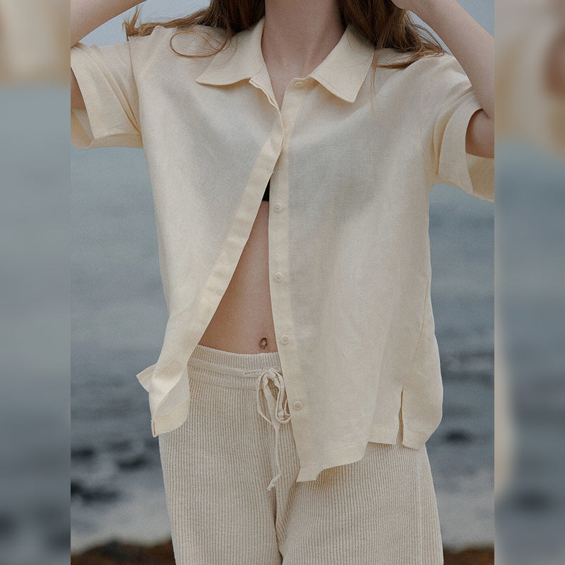 Linen Short Sleeved Shirt