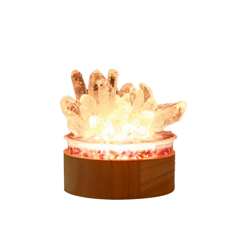 White Crystal Night Light