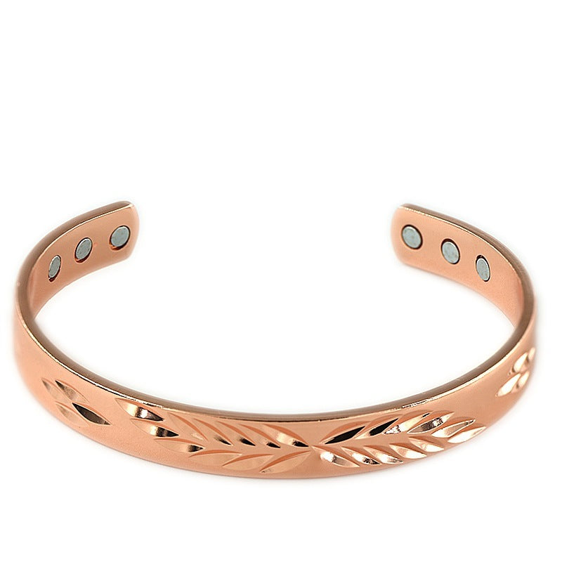 Magnetic AZTEC Copper Bracelet
