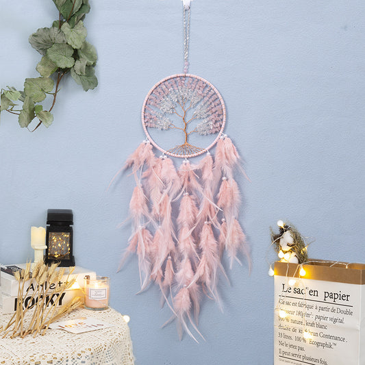 Crystal Tree Of Life Dream Catcher