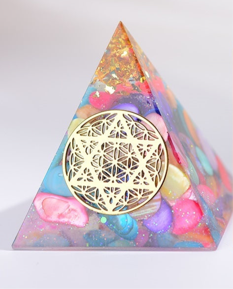 Flower Of Life Orgone Pyramid