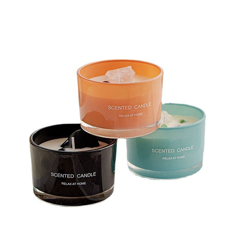 Handmade Aromatherapy Crystal Candle
