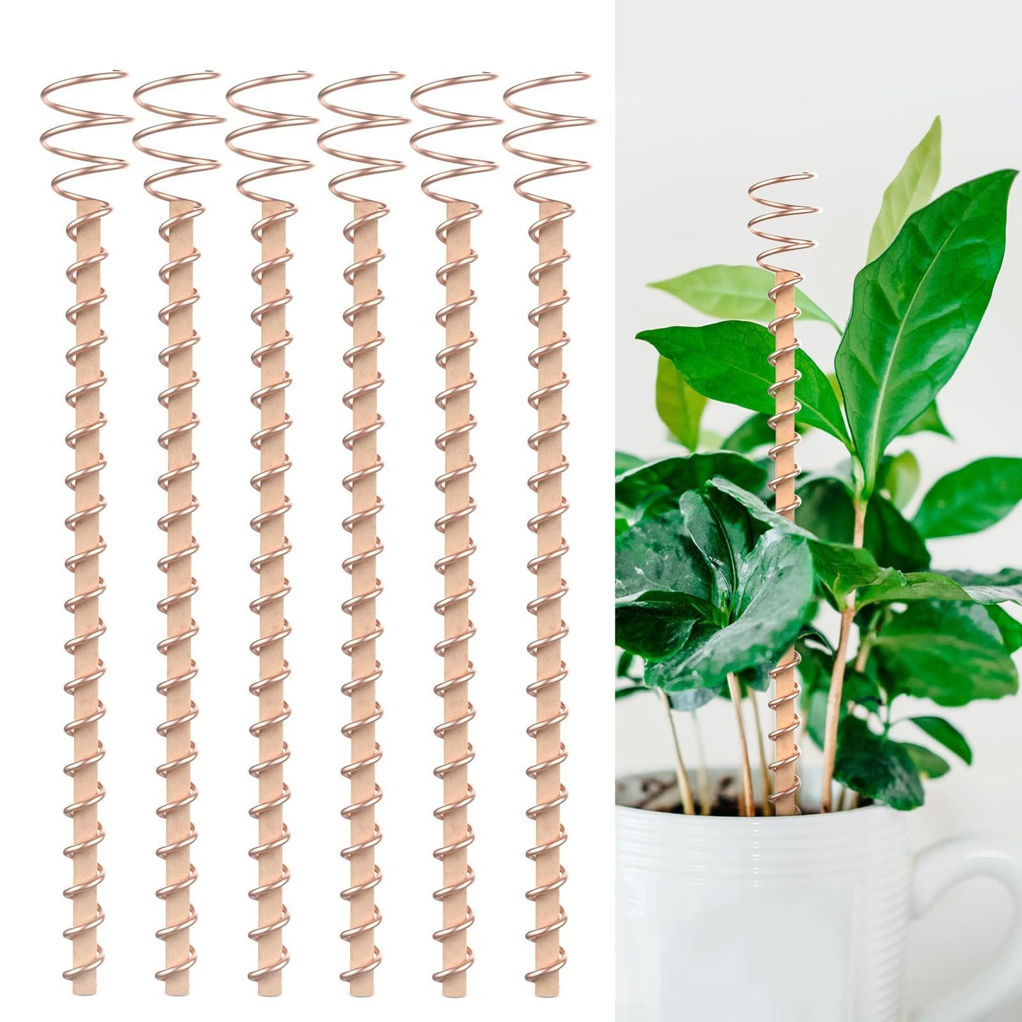 Copper Coil Gardening Antenna