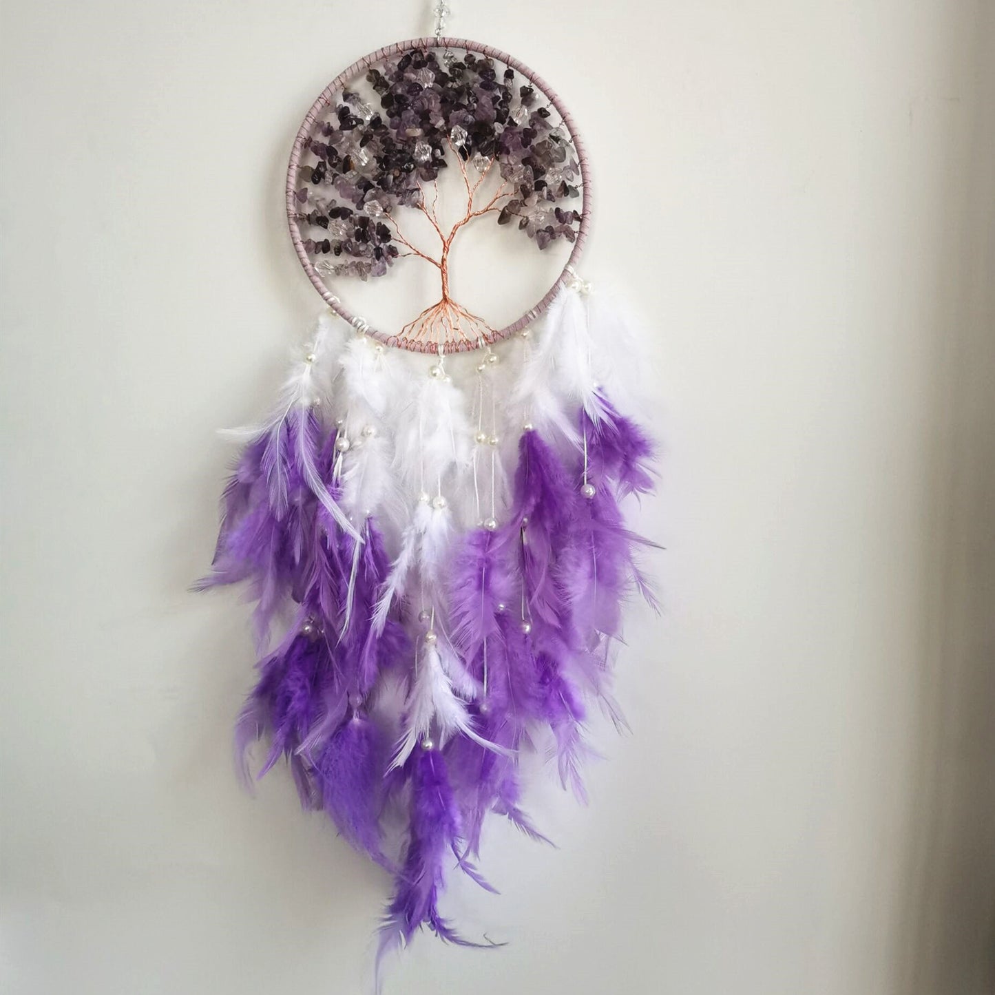 Crystal Tree Of Life Dream Catcher