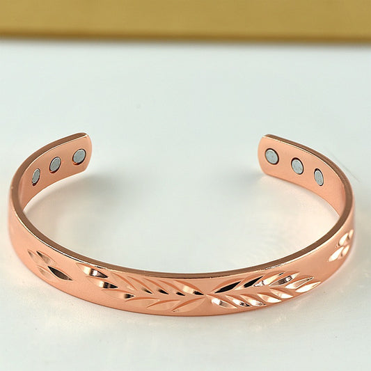 Magnetic AZTEC Copper Bracelet