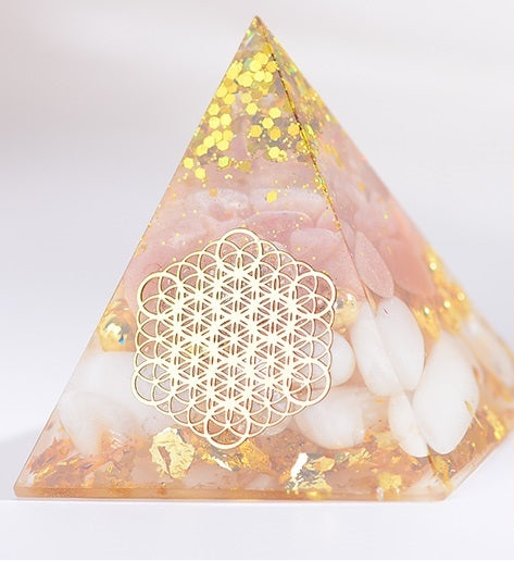 Flower Of Life Orgone Pyramid