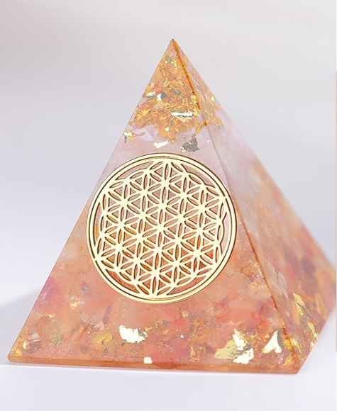 Flower Of Life Orgone Pyramid