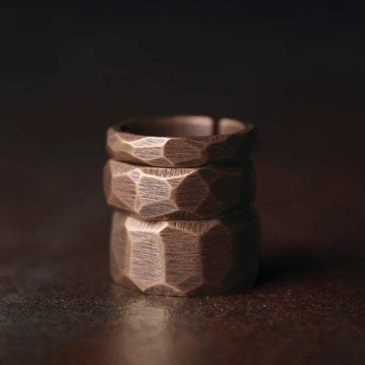 Hand-carved Copper Rings